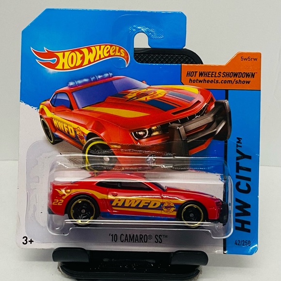 Hot Wheels 2012 City Works '10 Camaro SS - Blue Kmart Exclusive #131 1:64 Die-Cast Car - View #3
